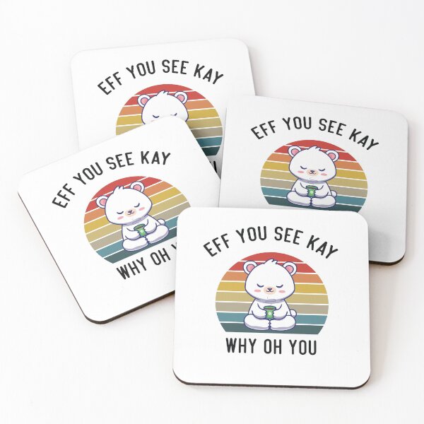 Item preview, Eff You See Kay Why Oh You Funny Vintage Yoga Lover designed and sold by bilal233.