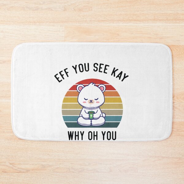 Item preview, Eff You See Kay Why Oh You Funny Vintage Yoga Lover designed and sold by bilal233.