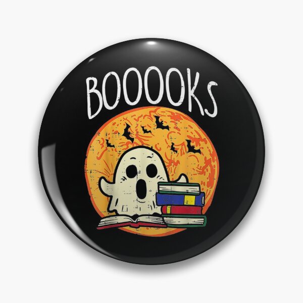 Item preview, Books Moon-Ghost Halloween Bookworm Librarian Teacher Book  designed and sold by AdonisShop.