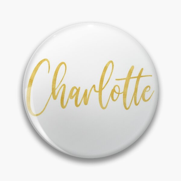 Item preview, Charlotte Name Gold Metallic designed and sold by Amy Olsen.