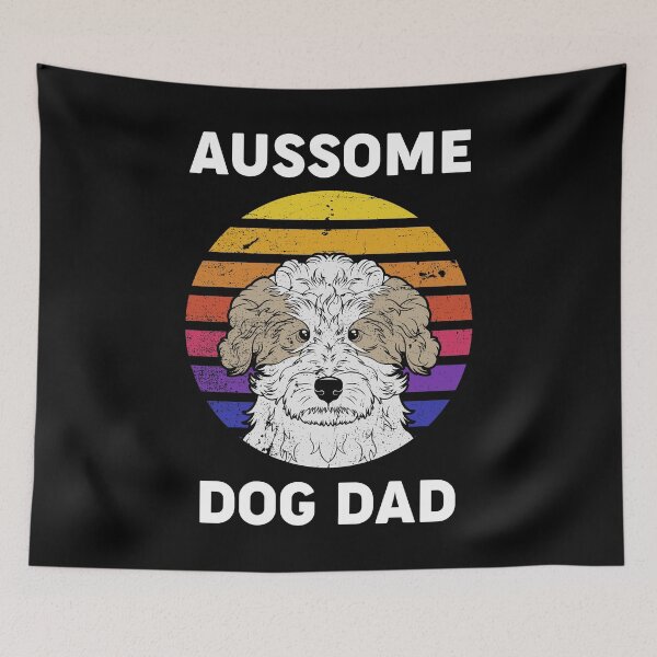 Item preview, Aussome Dog Dad Doodle Owner Aussiedoodle design designed and sold by jakehughes2015.
