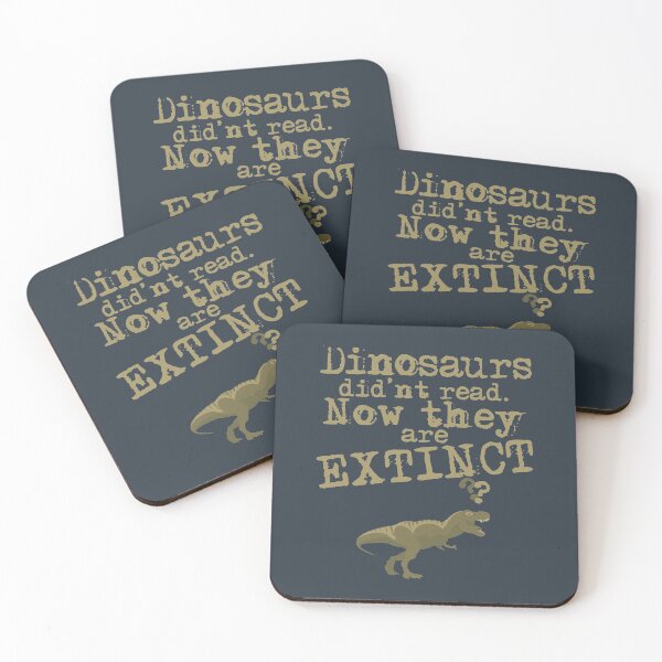 Item preview, Funny Gift for English Teachers – Dinosaurs didn’t Read designed and sold by TrndSttr.