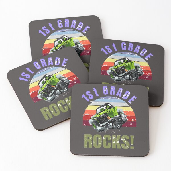 Item preview, 1st Grade Rocks ! - Retro Distressed Monster Truck designed and sold by Zavola.