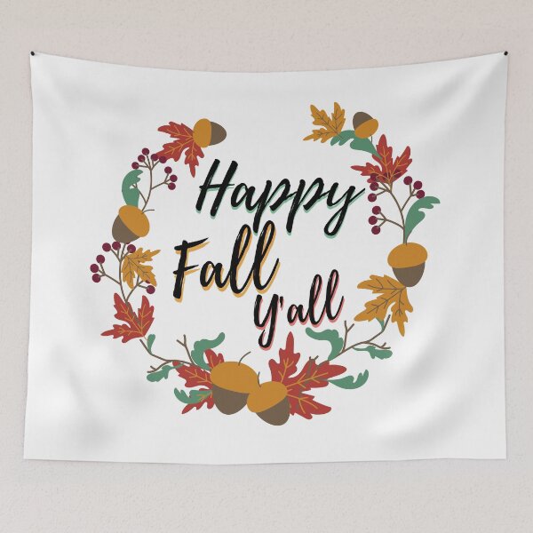 Item preview, Happy Fall Y'all designed and sold by foramelie.