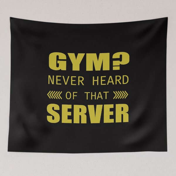 Item preview, Gym? Never heard of that server - black and yellow designed and sold by IrinchiDE.