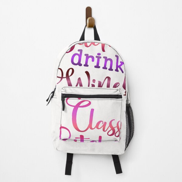 Item preview, Classy Bitches Drink Wine Funny Alcohol Lover designed and sold by Hanna Kovalchuk.