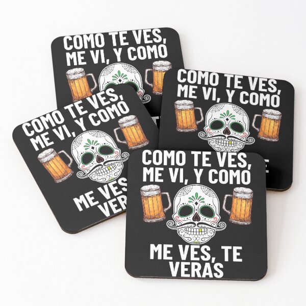 Item preview, Mexican Sugar Skull Quote Como Te Ves, Me Vi, Y Como Me Ves, Te Veras designed and sold by S-JDesigns.