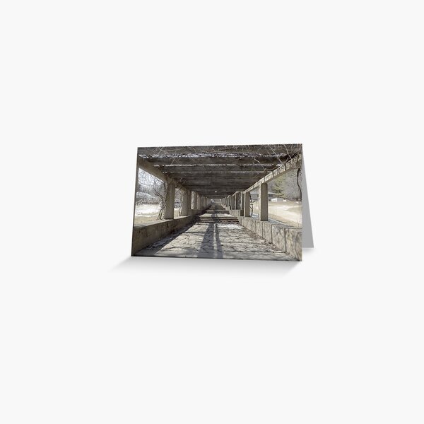 Infinity Pergola Greeting Card