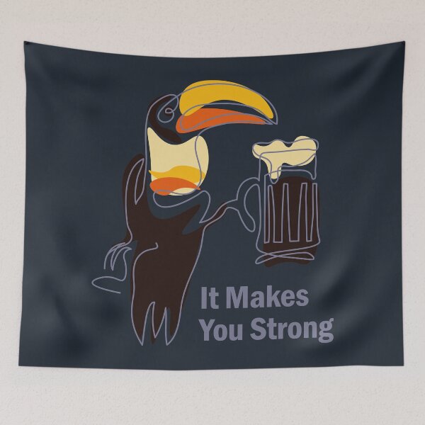 Item preview, It makes you strong! Guinness beer  designed and sold by CutieBlue.