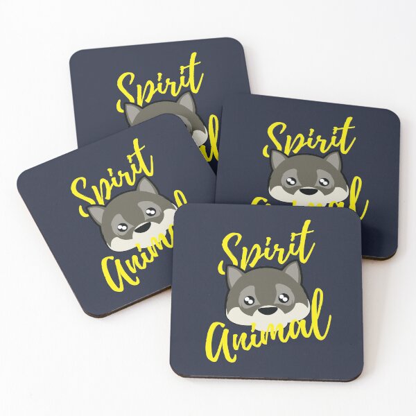Item preview, Cute Wolf Spirit Animal designed and sold by TrndSttr.