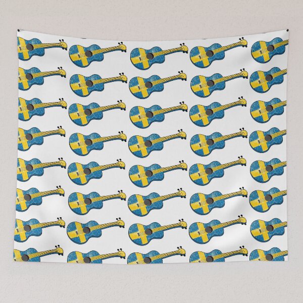 Item preview, Svensk Ukulele with the flag of Sweden designed and sold by DeliriousSteve.