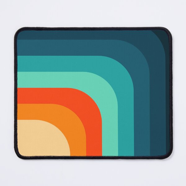 Aperçu de l'œuvre Motif Vintage géométrique de couleur rétro des années 70 créée et vendue par ind3finite.