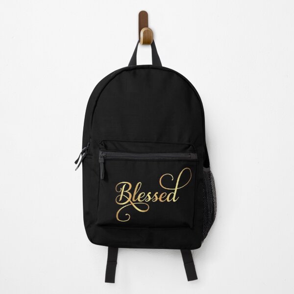Item preview, Blessed Elegant Positive Word Calligraphy designed and sold by Hanna Kovalchuk.