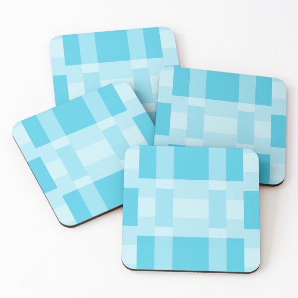 Item preview, Sea Blue Lined Pattern designed and sold by NECHSTORE.