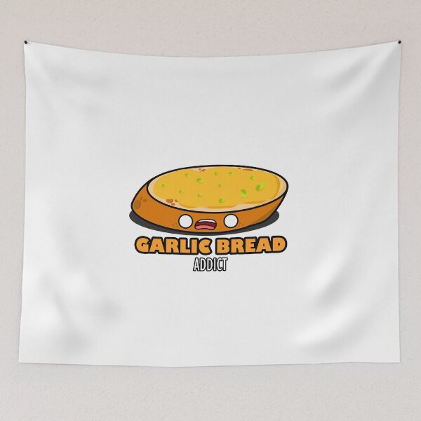 Item preview, Cute Cartoon Garlic Bread|| Garlic Bread Addict || Foodie || Kawaii designed and sold by cookingwithten.
