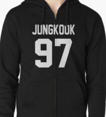Sudadera con capucha y cremallera JungKook