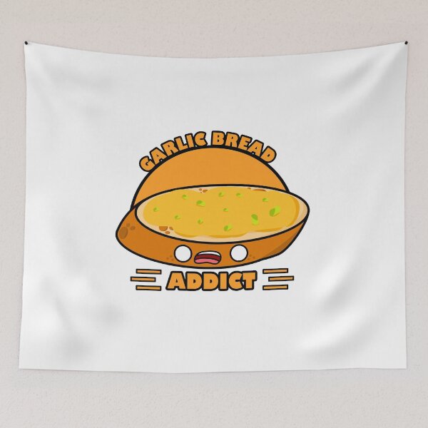 Item preview, Cute Cartoon Garlic Bread|| Garlic Bread Addict || Foodie || Kawaii designed and sold by cookingwithten.