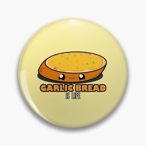 Item preview, Cute Cartoon Garlic Bread|| Garlic Bread is Life || Foodie || Kawaii designed and sold by cookingwithten.