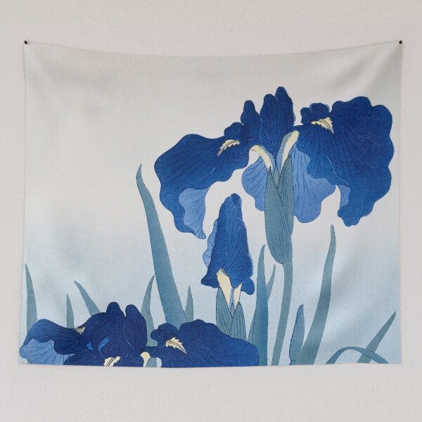 Item preview, Japanese Art Iris flowers (1925 - 1936) by Ohara Koson  designed and sold by Designedbysm.
