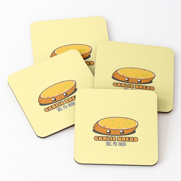 Item preview, Cute Cartoon Garlic Bread|| Garlic Bread Till I'm Dead || Foodie || Kawaii designed and sold by cookingwithten.