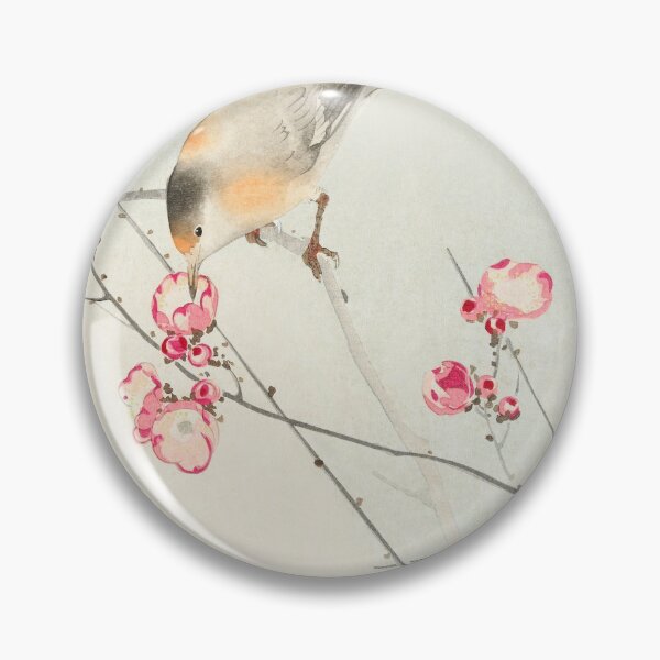Item preview, Japanese Art Songbird on blossom branch (1900 - 1936) by Ohara Koson designed and sold by Designedbysm.