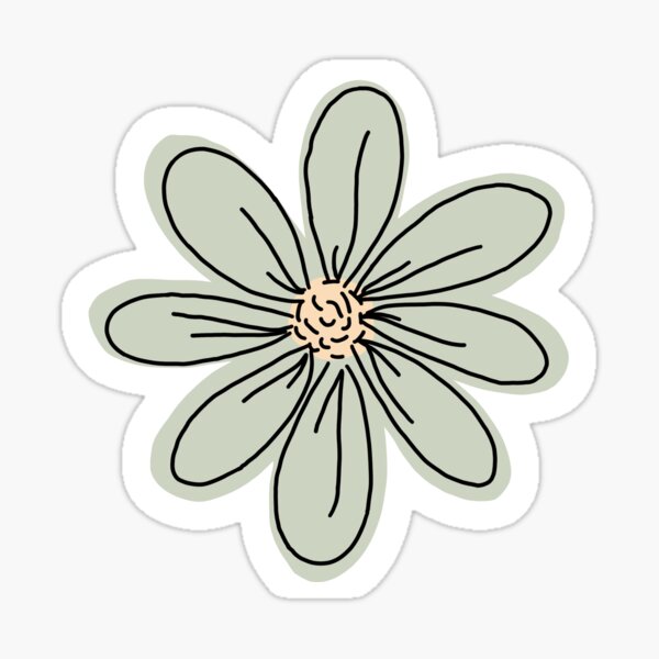 Item preview, Sage Green Flower designed and sold by itssav9.