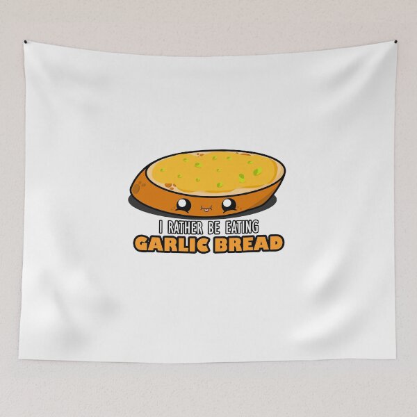 Item preview, Cute Cartoon Garlic Bread|| I Rather Be Eating Garlic Bread || Foodie || Kawaii designed and sold by cookingwithten.
