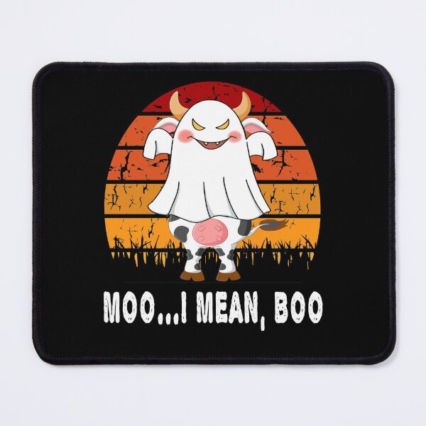 Item preview, Moo I Mean Boo Ghost Cow - Ghost Cow Halloween Farmer designed and sold by LEGACY10.