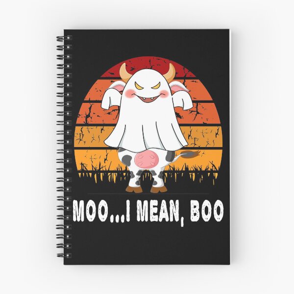 Item preview, Moo I Mean Boo Ghost Cow - Ghost Cow Halloween Farmer designed and sold by LEGACY10.