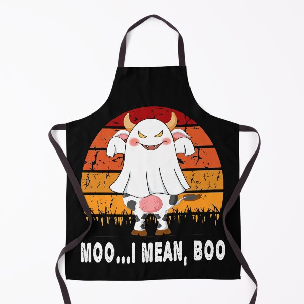Item preview, Moo I Mean Boo Ghost Cow - Ghost Cow Halloween Farmer designed and sold by LEGACY10.