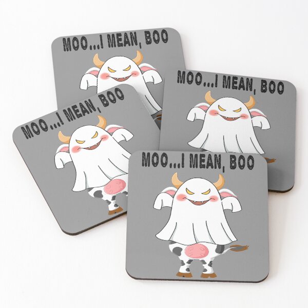 Item preview,  Moo I Mean Boo Ghost Cow - Ghost Cow Halloween Farmer designed and sold by LEGACY10.