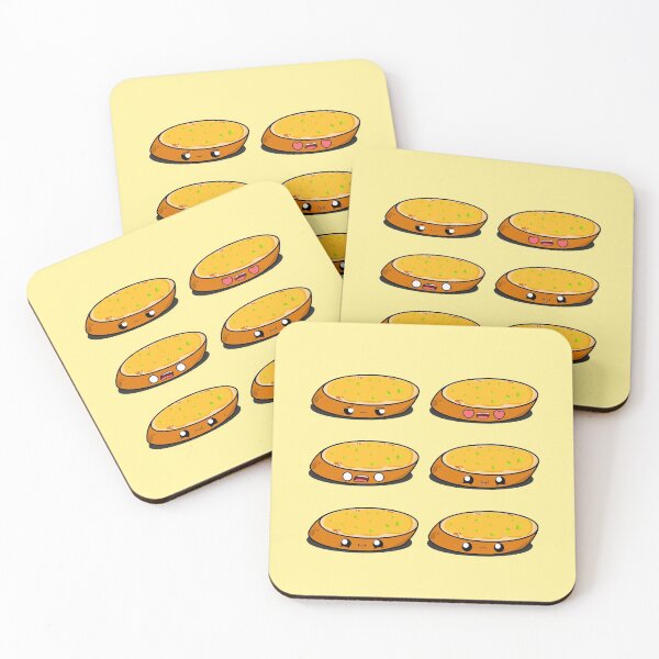 Item preview, Cute Cartoon Garlic Bread|| Garlic Bread Sticker Pack || Foodie || Kawaii designed and sold by cookingwithten.