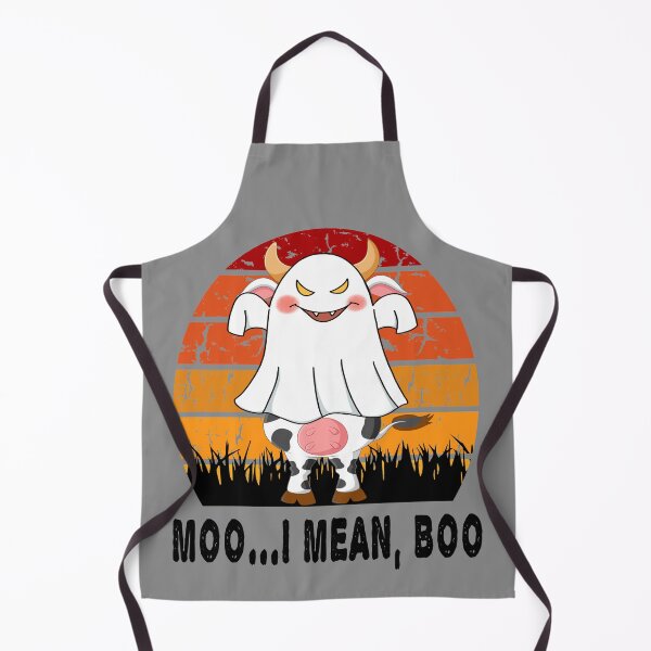 Item preview, Moo I Mean Boo Ghost Cow - Ghost Cow Halloween Farmer designed and sold by LEGACY10.