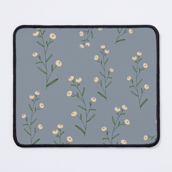 Item preview, afternoon whimsy_white flowers on periwinkle designed and sold by quinnhopp.