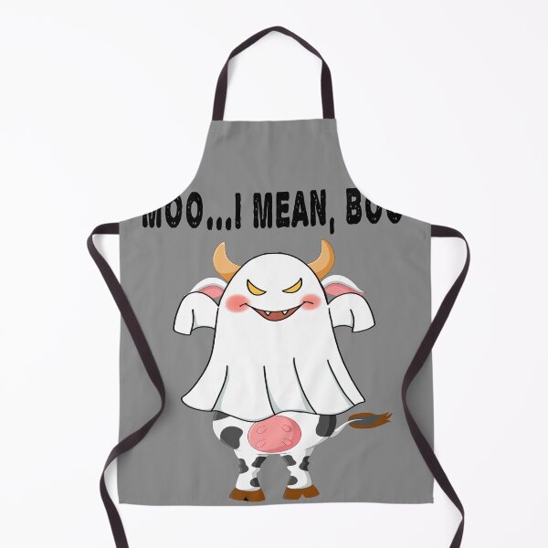Item preview, Moo I Mean Boo Ghost Cow - Ghost Cow Halloween Farmer designed and sold by LEGACY10.