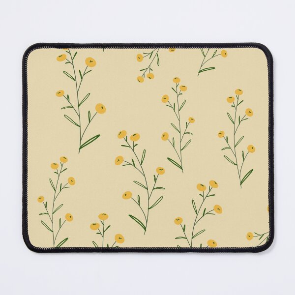 Item preview, afternoon whimsy_yellow flowers on cream designed and sold by quinnhopp.