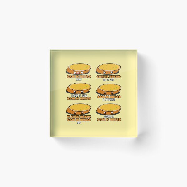 Item preview, Cute Cartoon Garlic Bread || Garlic Bread Sticker Pack || Foodie || Kawaii designed and sold by cookingwithten.