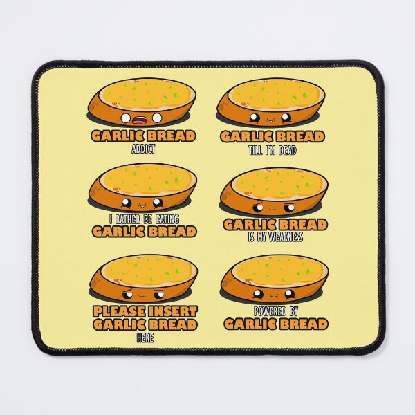 Item preview, Cute Cartoon Garlic Bread || Garlic Bread Sticker Pack || Foodie || Kawaii designed and sold by cookingwithten.