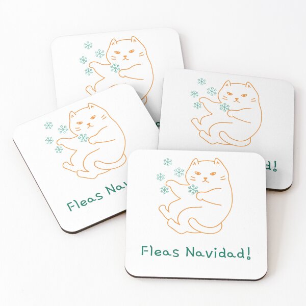 Item preview, Fleas Navidad Cat Christmas puns for 2021  funny christmas jumper sweatshirts designed and sold by Giovanni's  Brown Quotes.