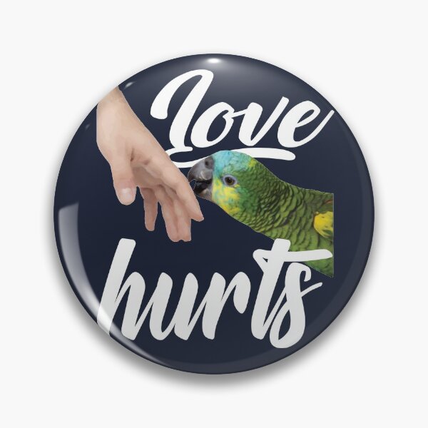 Item preview, Funny Parrot Owner Design – Love Hurts Bird Owner designed and sold by TrndSttr.