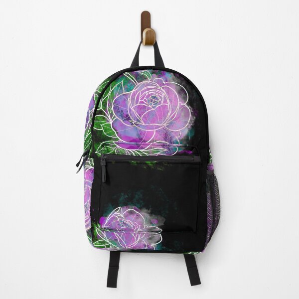 Artikelvorschau, Rosa Aquarell Pfingstrosen entworfen und verkauft von Blacklinesw9.