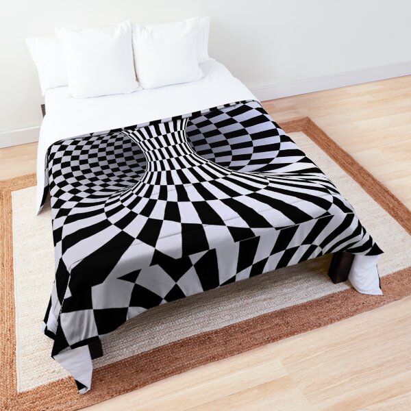 Trippy optical illusion- optical illusion  Comforter