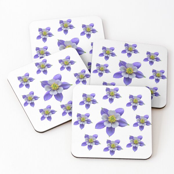Item preview, Colorado Blue Columbine Pattern designed and sold by DesignMore21.