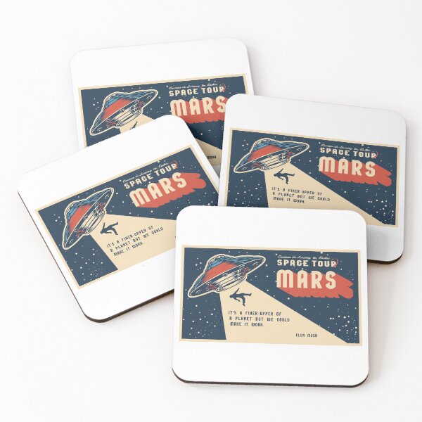 Item preview, Space Tour Mars Vintage Space Exploration designed and sold by Vector Scout Lab.