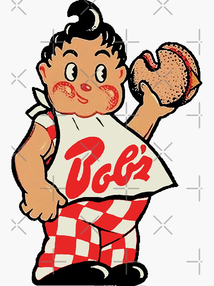 Bob's Big Boy Hamburgers Vintage Decal by hilda74