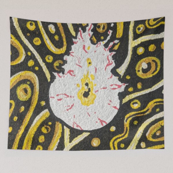 Item preview, Yellow Funky Eye designed and sold by EleaLuthien.