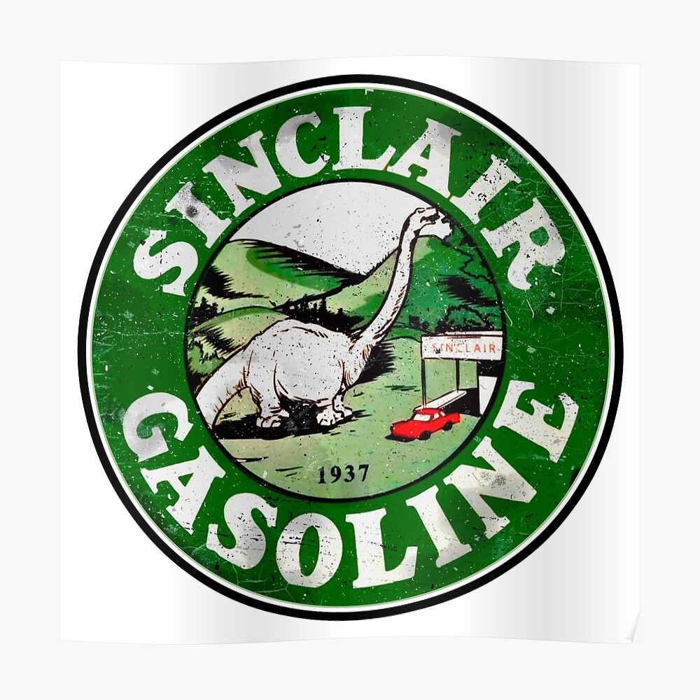 Vintage Sinclair Dino H C Gas Station Decal The Best 