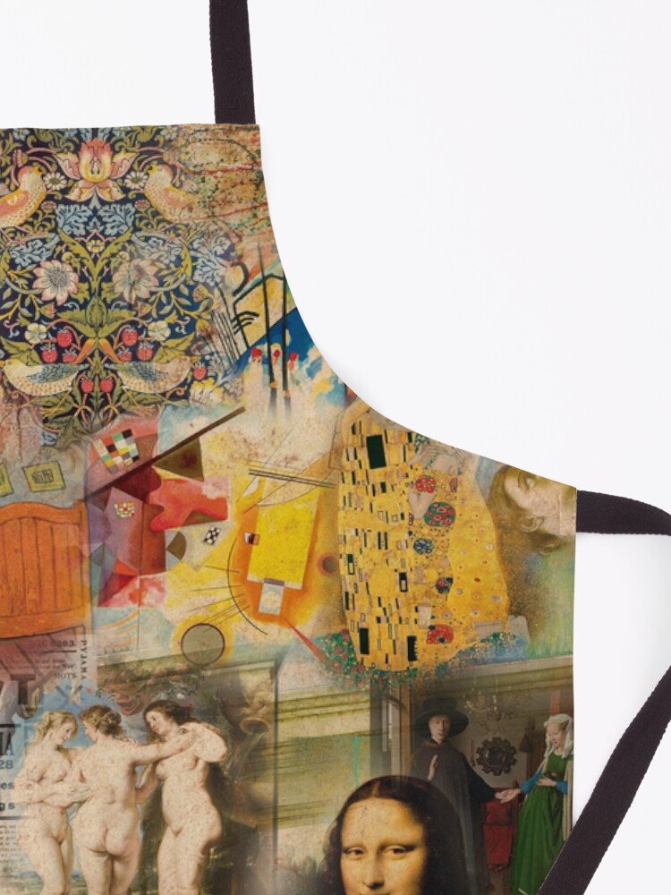 Alternate view of History of art Apron