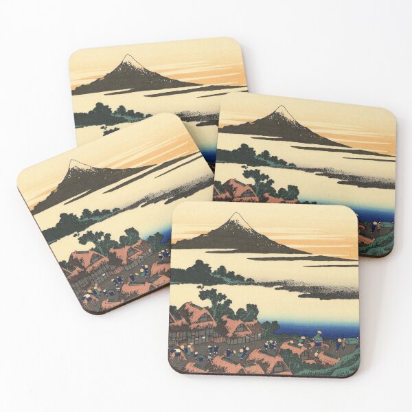 Item preview, Katsushika Hokusai's Dawn at Isawa in Kai Province designed and sold by mosfunky.