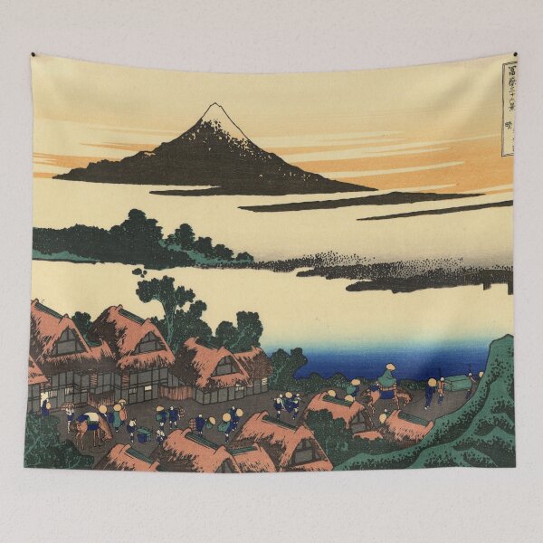 Item preview, Katsushika Hokusai's Dawn at Isawa in Kai Province designed and sold by mosfunky.